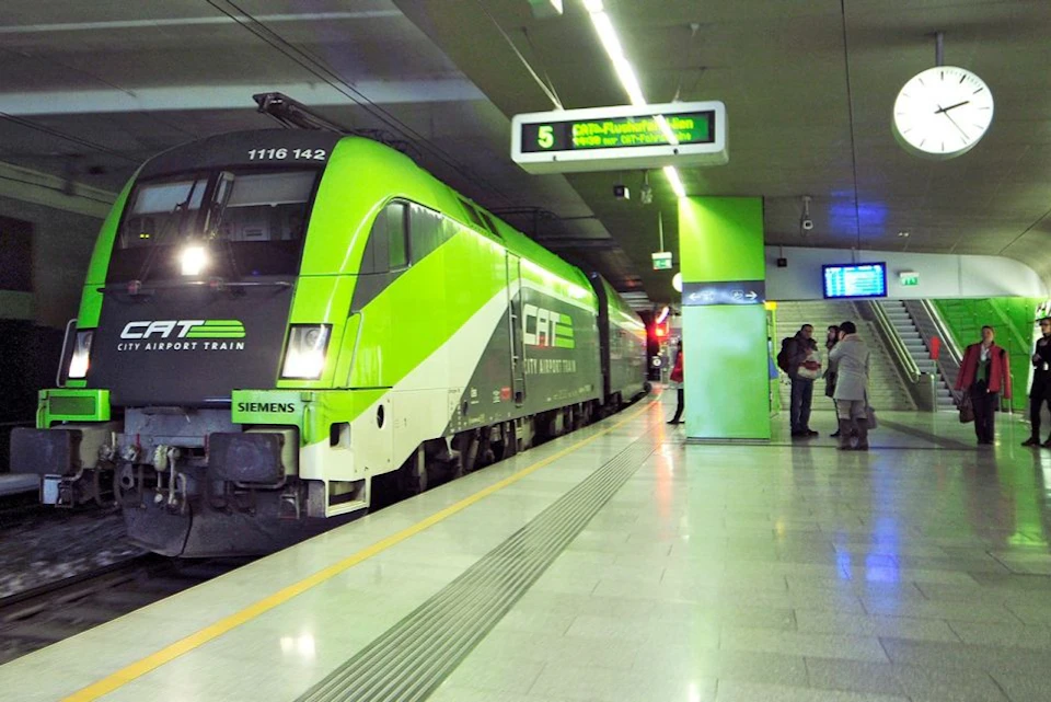 Vienna CAT City Airport Train